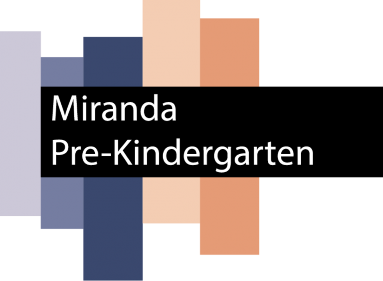 Miranda Pre-Kindergarten - 14 & 16 July 2026